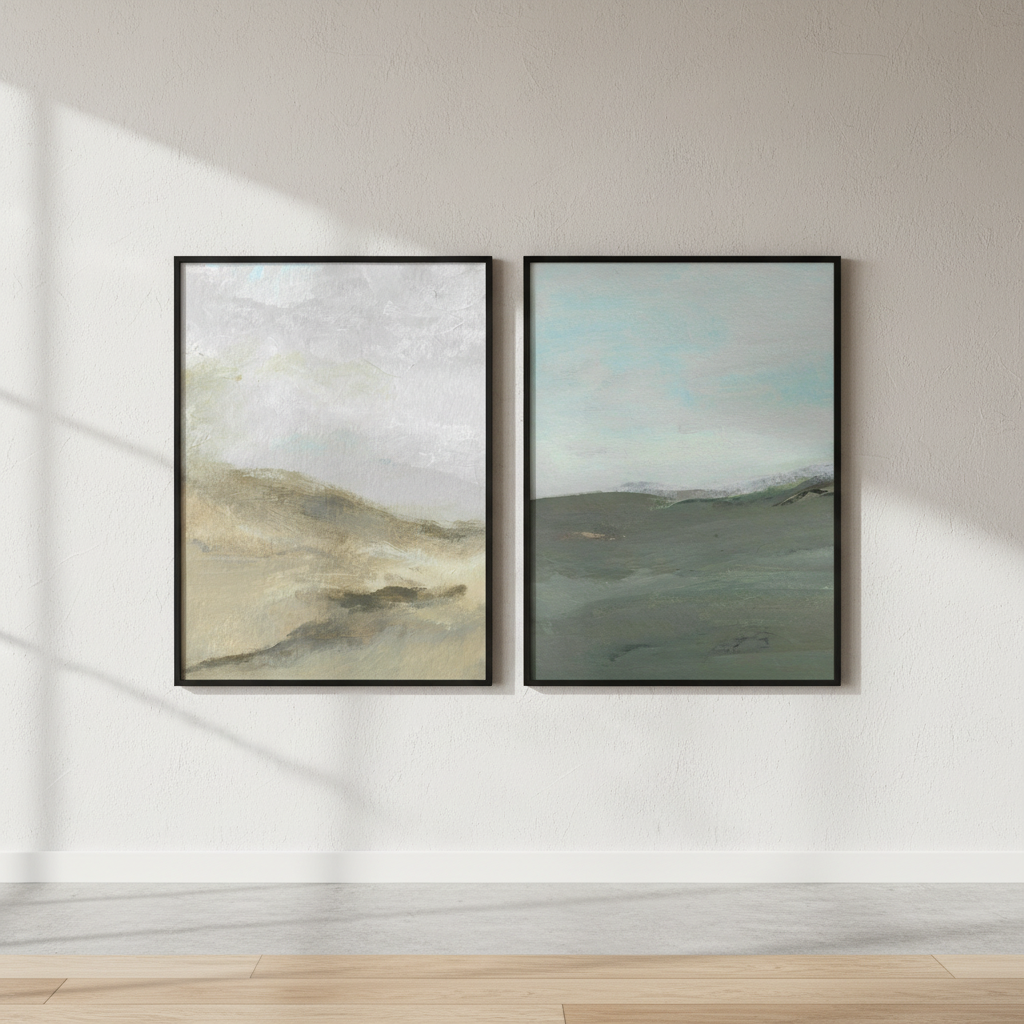 A Gust of Green Wind Pair by Josephine Wianto