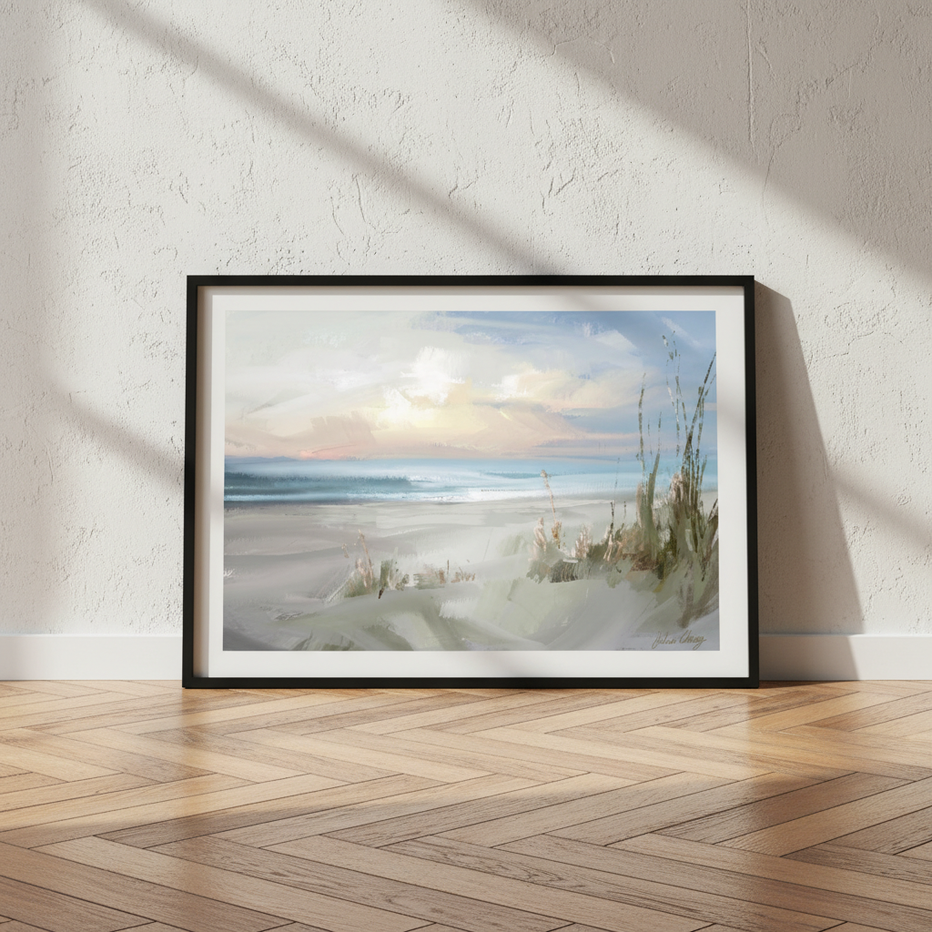 Beach Sunset by Julia Cheney