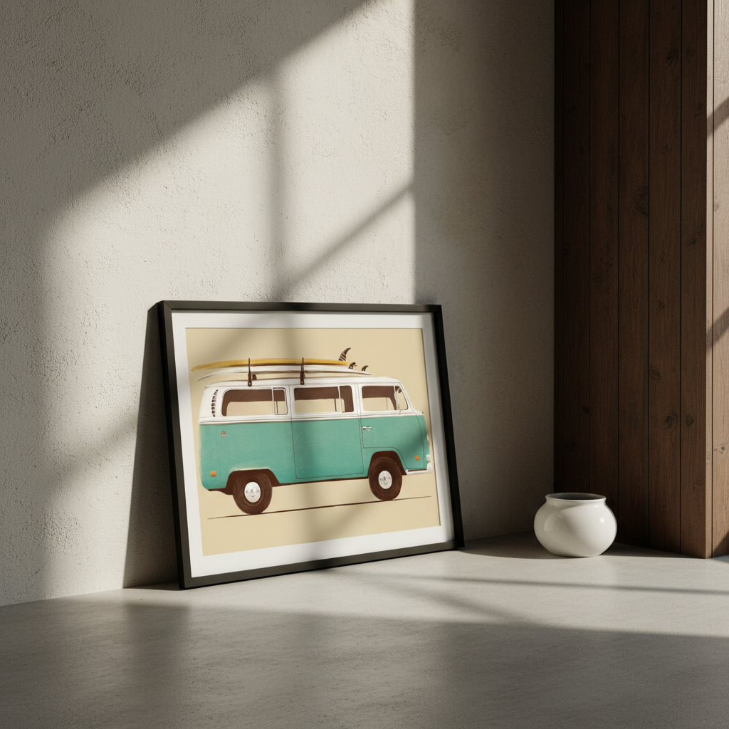 Blue Van by Florent Bodart