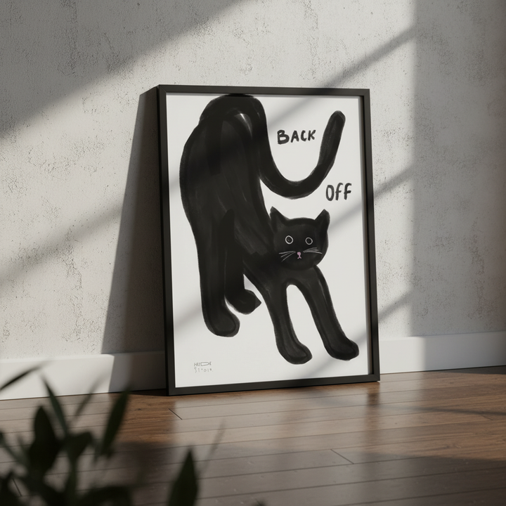 Back off cat by Hayde Nizard