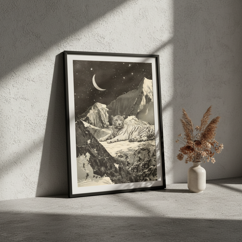 Giant White Tiger by Florent Bodart