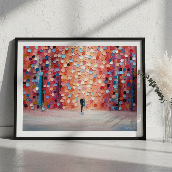 Dream on Under the Pink Rain by Ekaterina Ermilkina