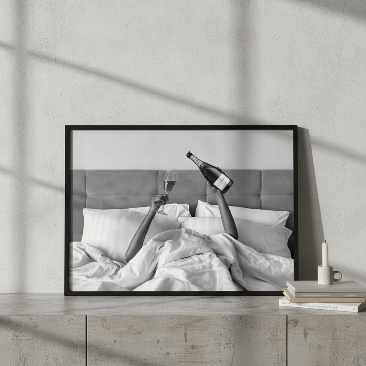 Champagne Bed and Breakfast Photograph Wall Art Landscape