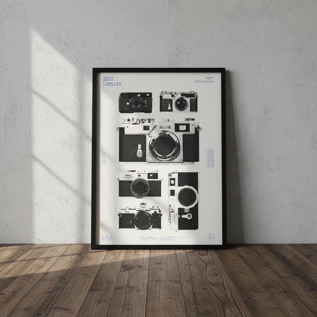 Cameras 1950 by Florent Bodart