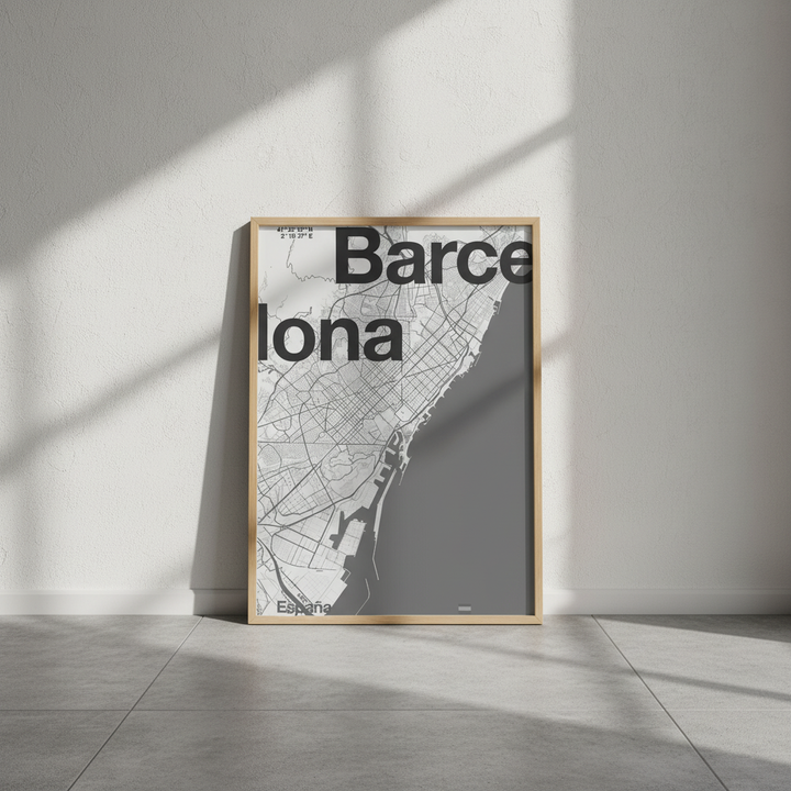 Barcelona Map by Florent Bodart