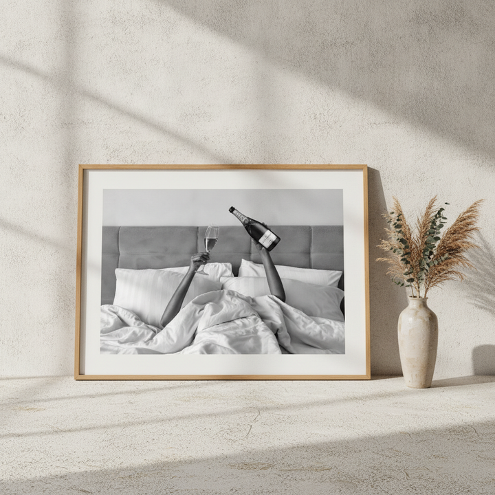 Champagne Bed and Breakfast Photograph Wall Art Landscape
