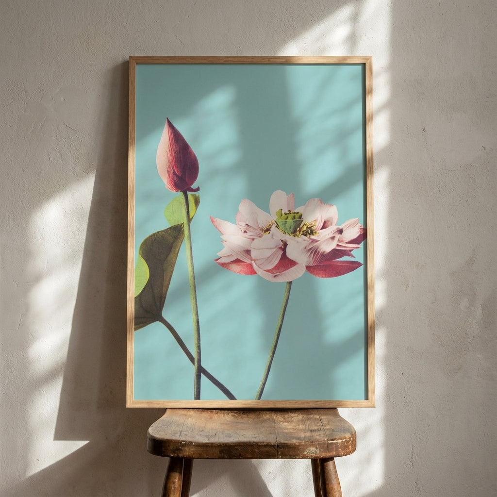 Lotus Flower Vintage by Ogawa Kazumasa