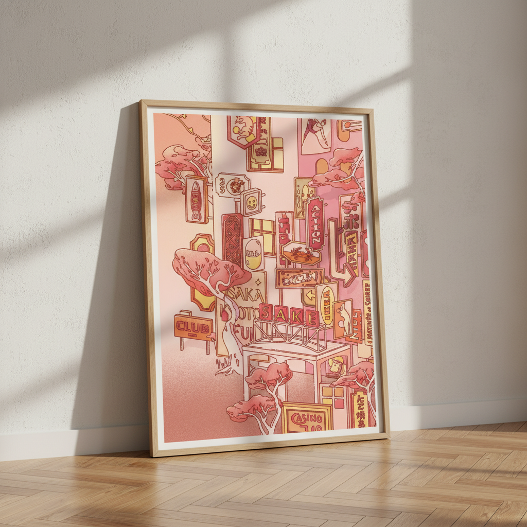 Sundays at the Sake Hotel Sunset II by Lauren Ly