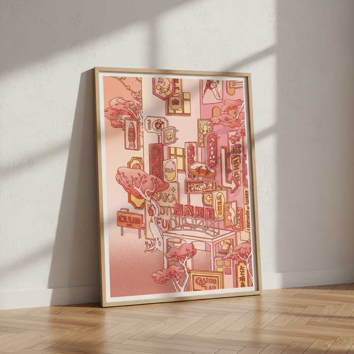 Sundays at the Sake Hotel Sunset II by Lauren Ly