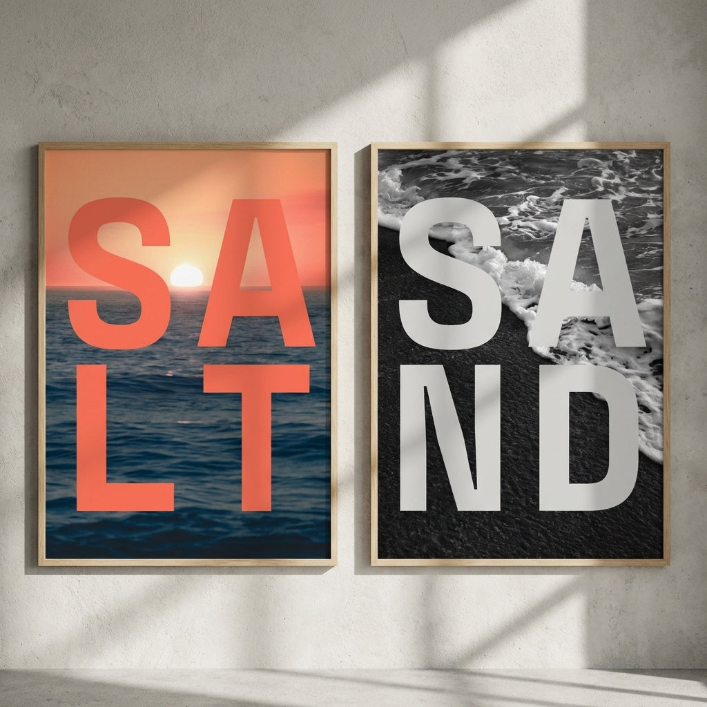 Salt and Sand Set of 2 by Casey McCallister