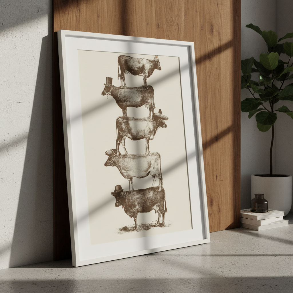 Cow Cow Nuts Big by Florent Bodart