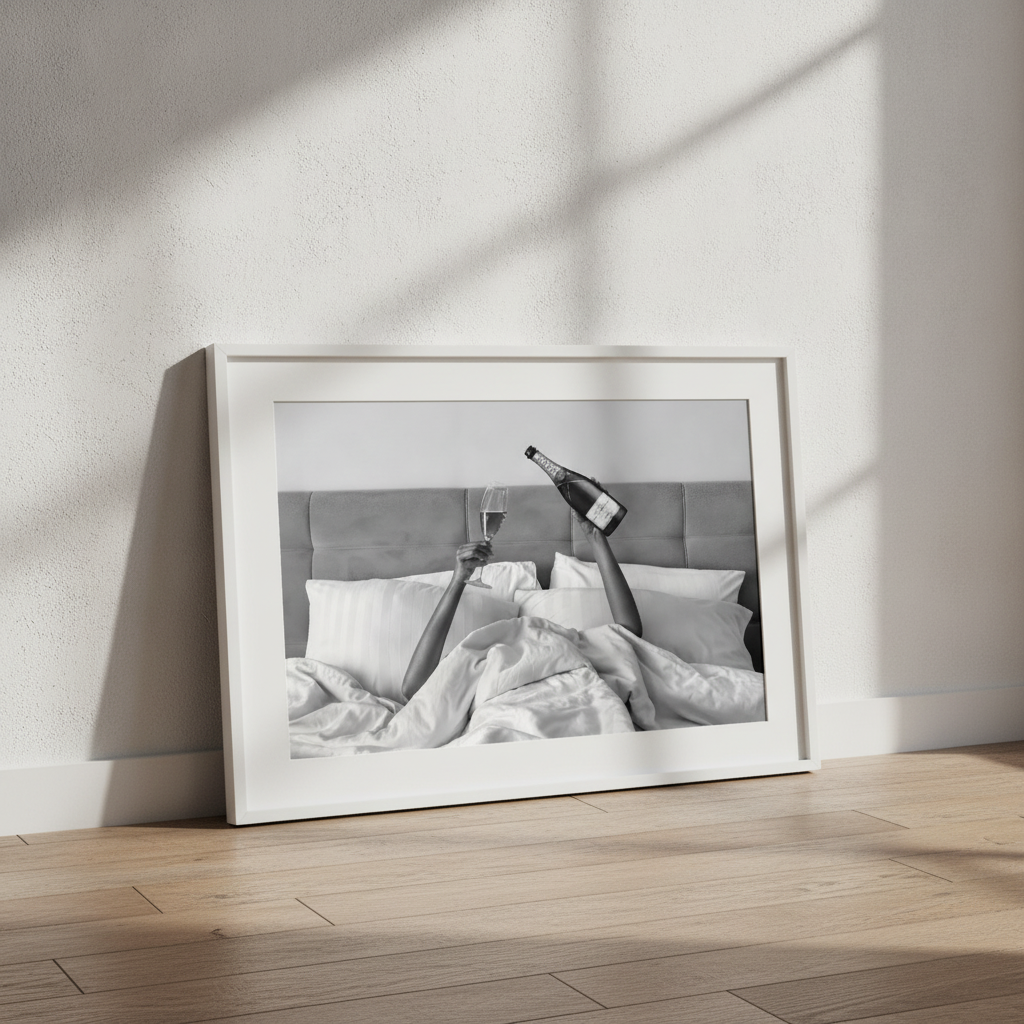 Champagne Bed and Breakfast Photograph Wall Art Landscape