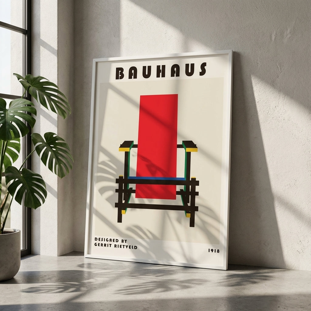 Red & Blue Chair Study