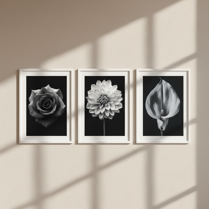 Three in Bloom Set of 3 by Peter Attard