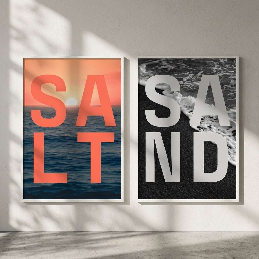 Salt and Sand Set of 2 by Casey McCallister