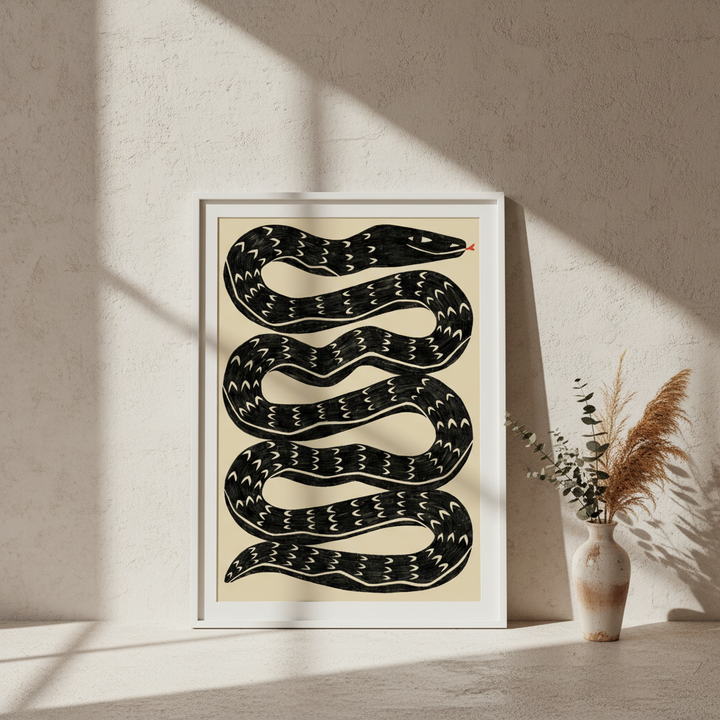 Snake Black by Manne Jalilian
