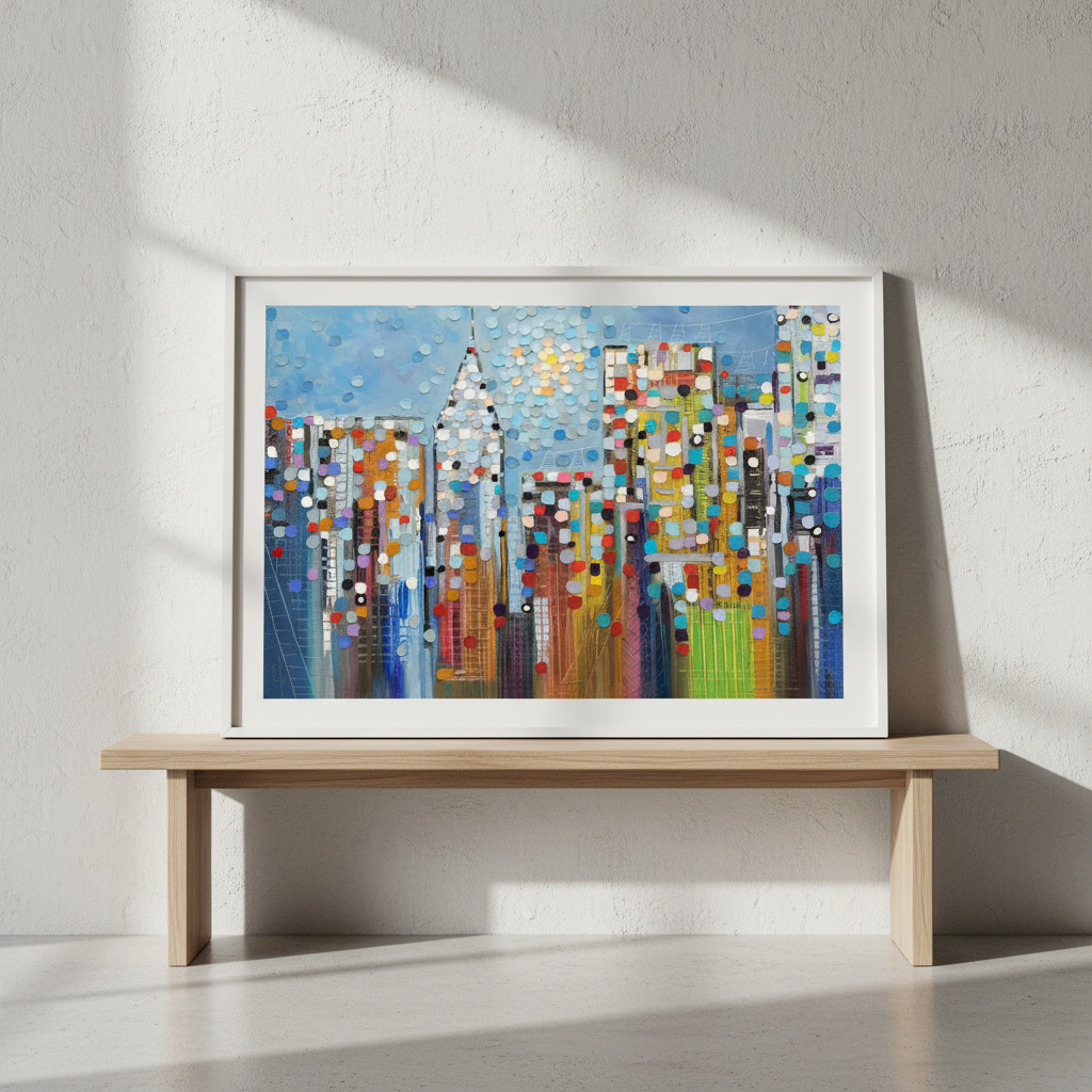 Manhattan Skyline by Ekaterina Ermilkina