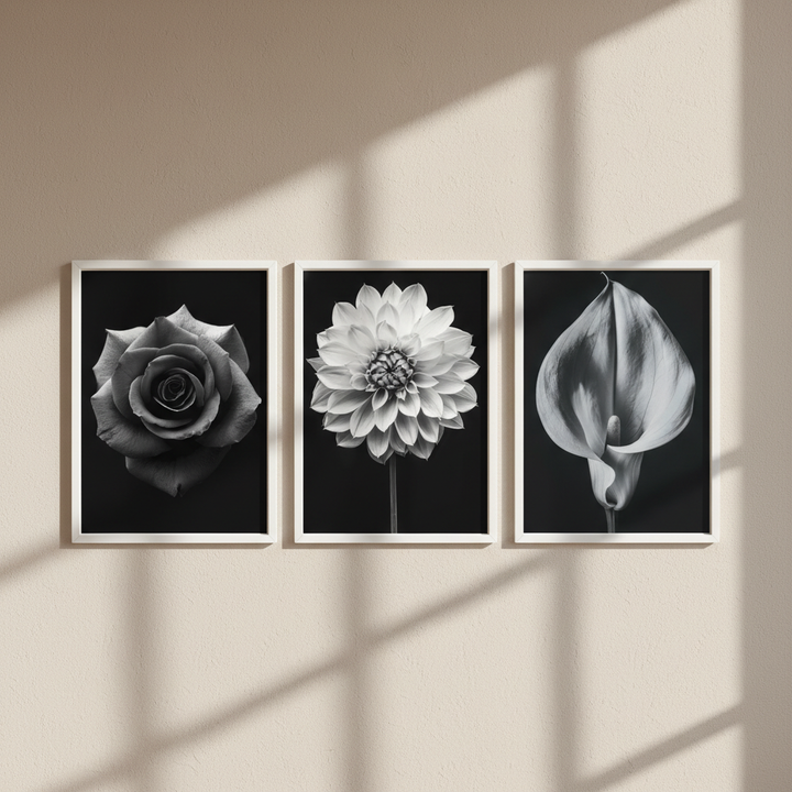 Three in Bloom Set of 3 by Peter Attard