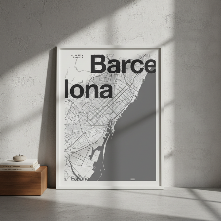 Barcelona Map by Florent Bodart