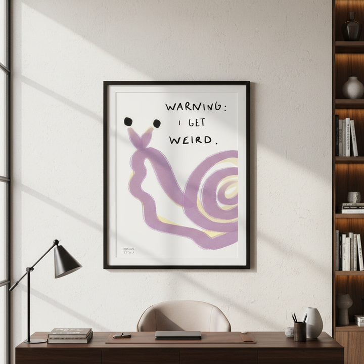 Warning I Got Weird Snail by Hayde Nizard