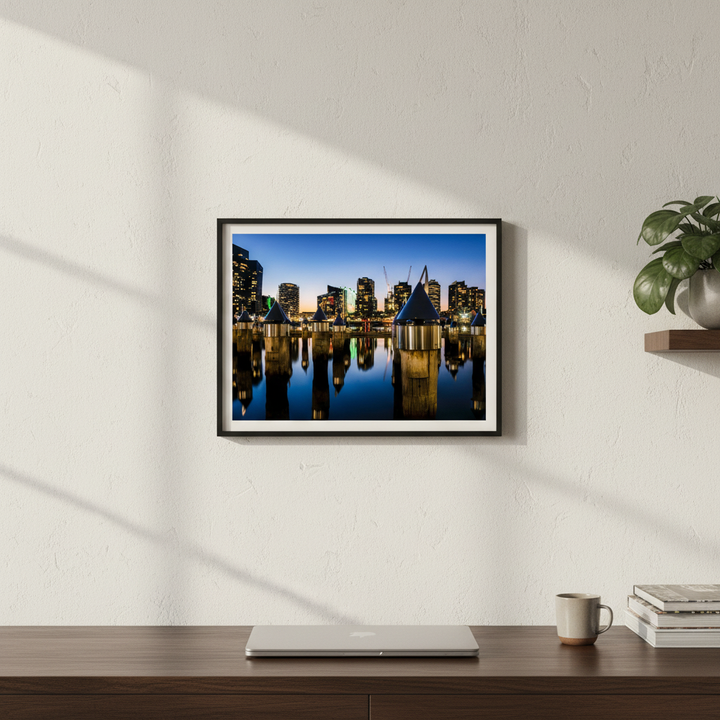 Melbourne Docklands at Blue Hour by Steven Scott