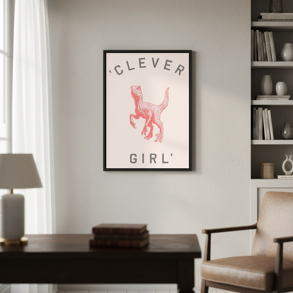Clever Girl Pink by Florent Bodart