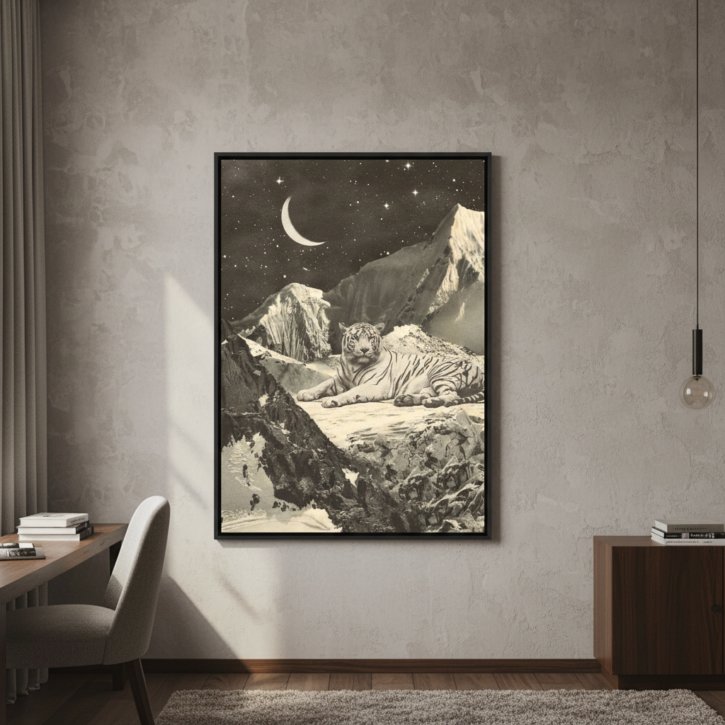 Giant White Tiger by Florent Bodart