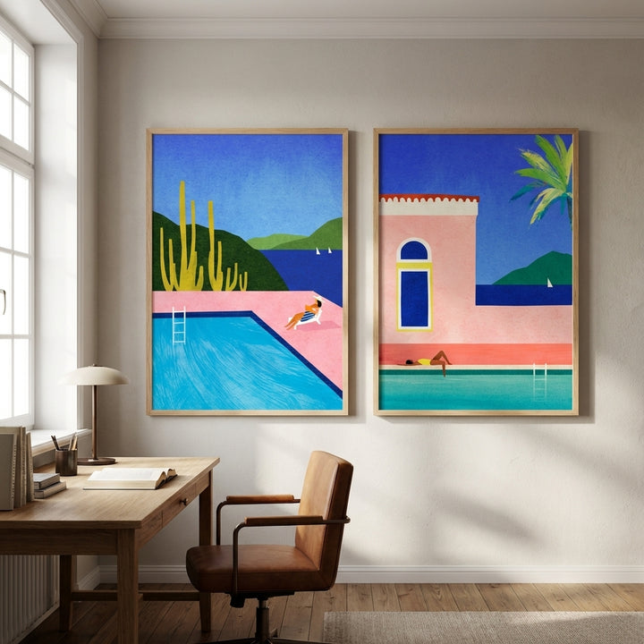 Villa Life Pair by Henry Rivers