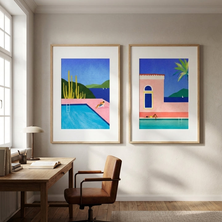 Villa Life Pair by Henry Rivers