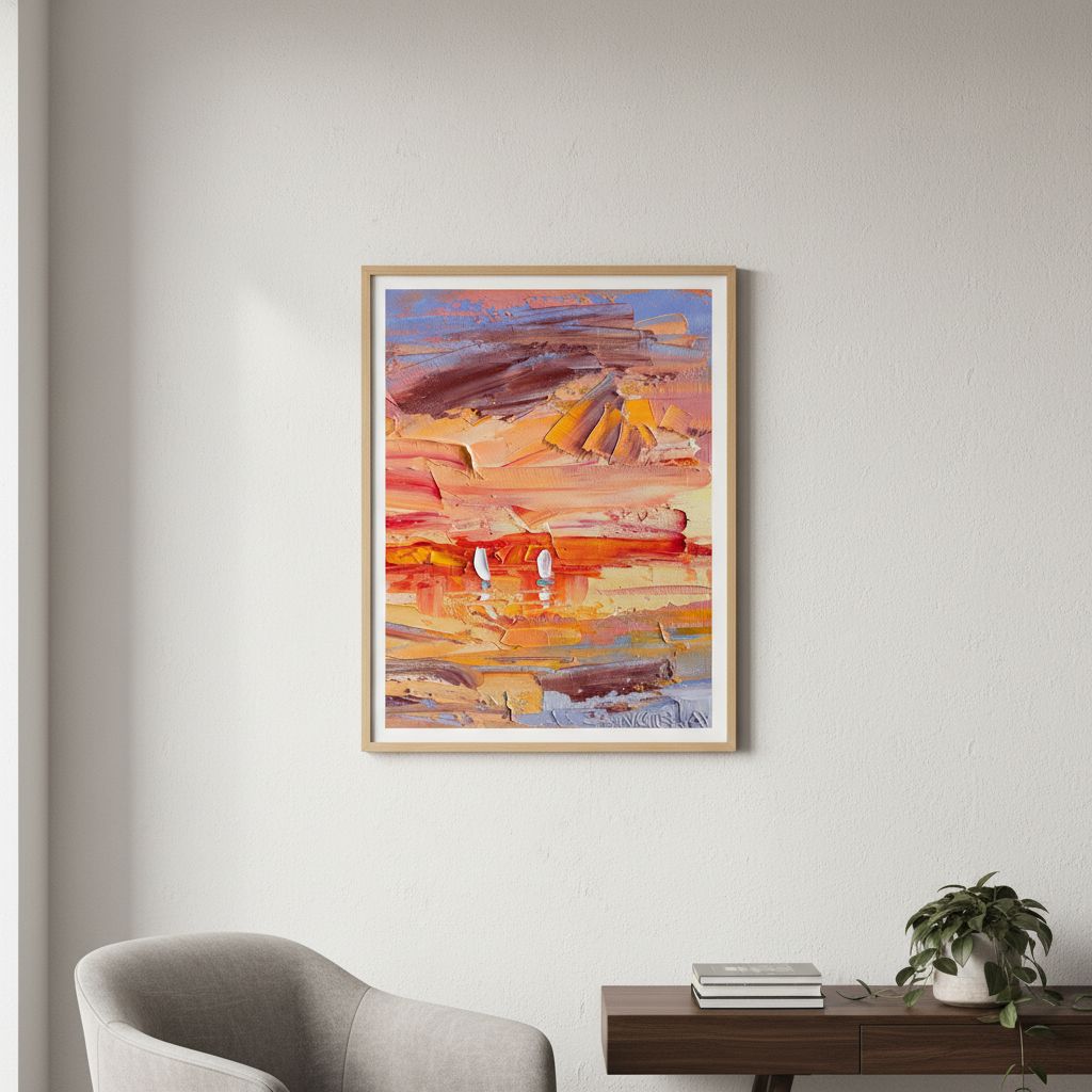 Sunset Duet by Angela Hawkey