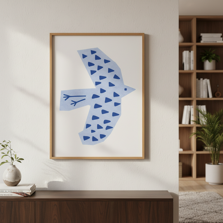 Blue Bird by Silvia Visscher