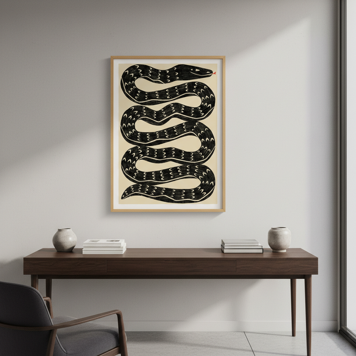 Snake Black by Manne Jalilian