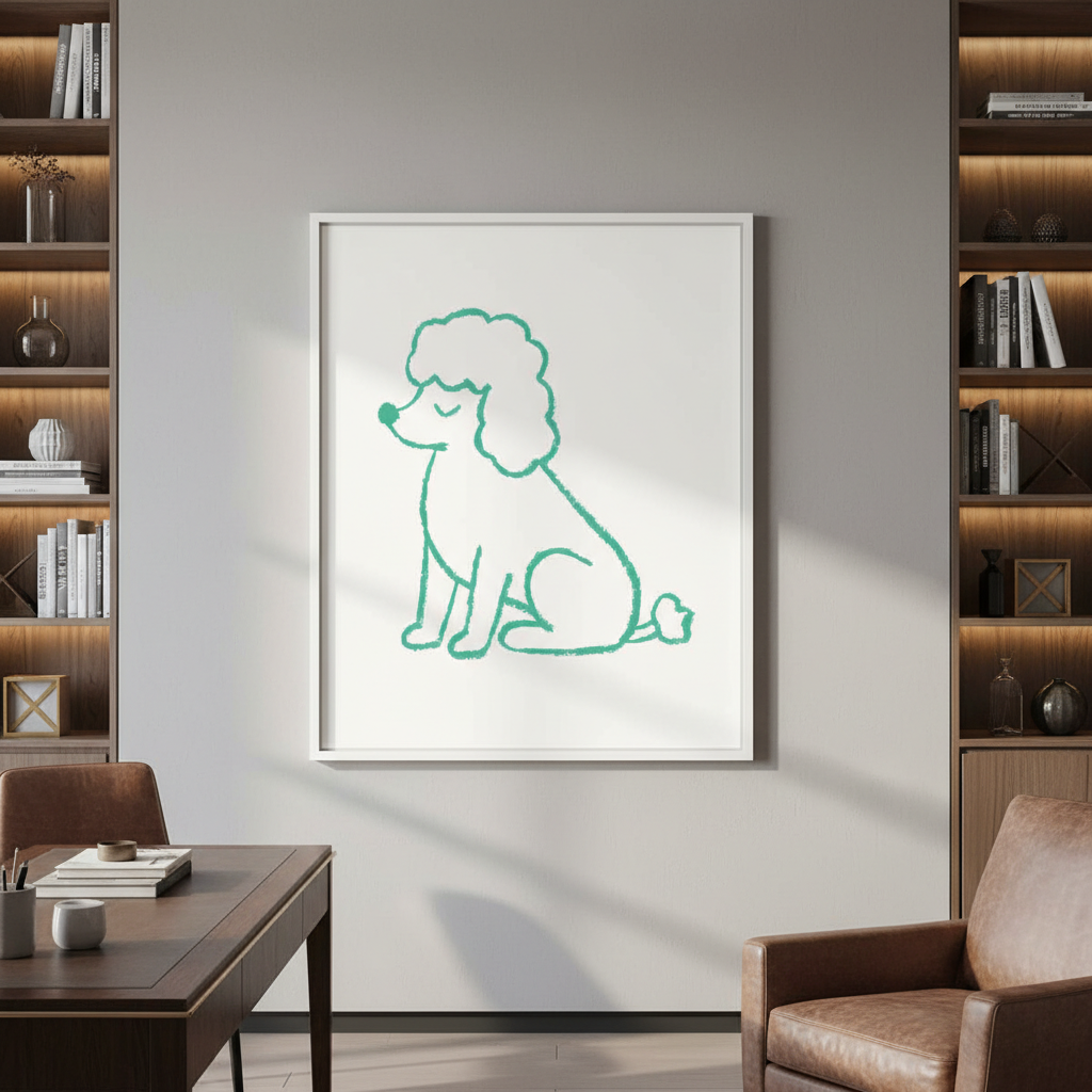 Poodle by Silvia Visscher