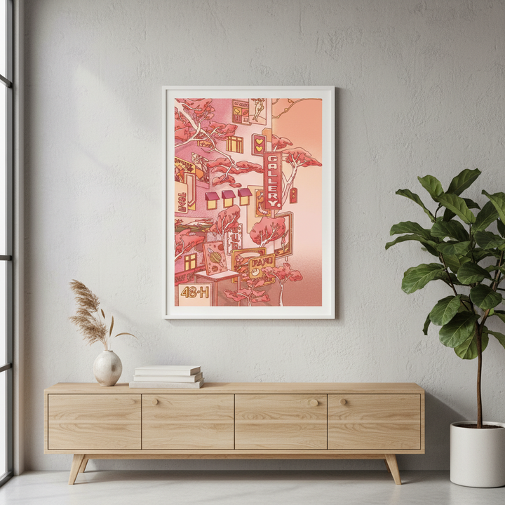 Sundays at the Sake Hotel I Sunset by Lauren Ly