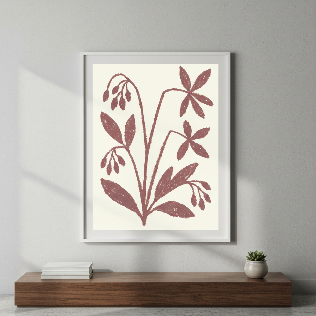 Floral Plant by Silvia Visscher