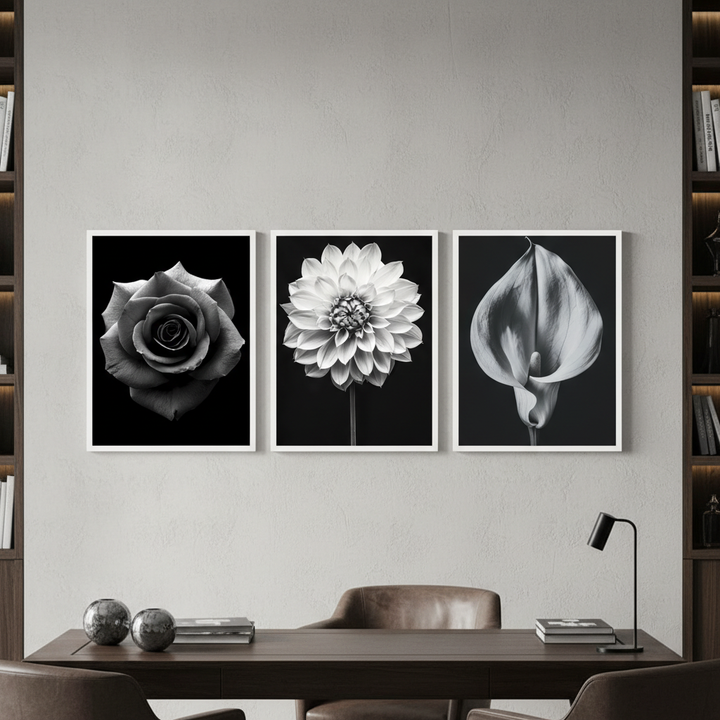 Three in Bloom Set of 3 by Peter Attard