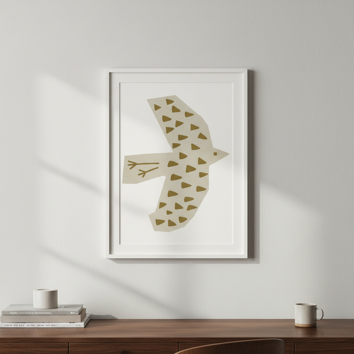 Olive Bird by Silvia Visscher