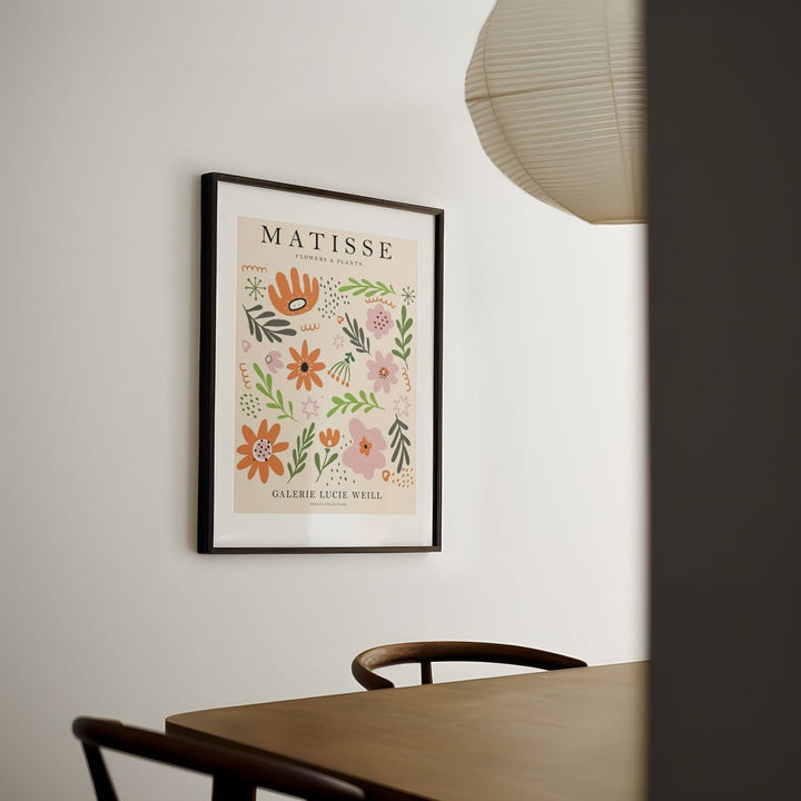 Modern Flower Cutouts Multicolor By Henri Matisse - Style My Wall