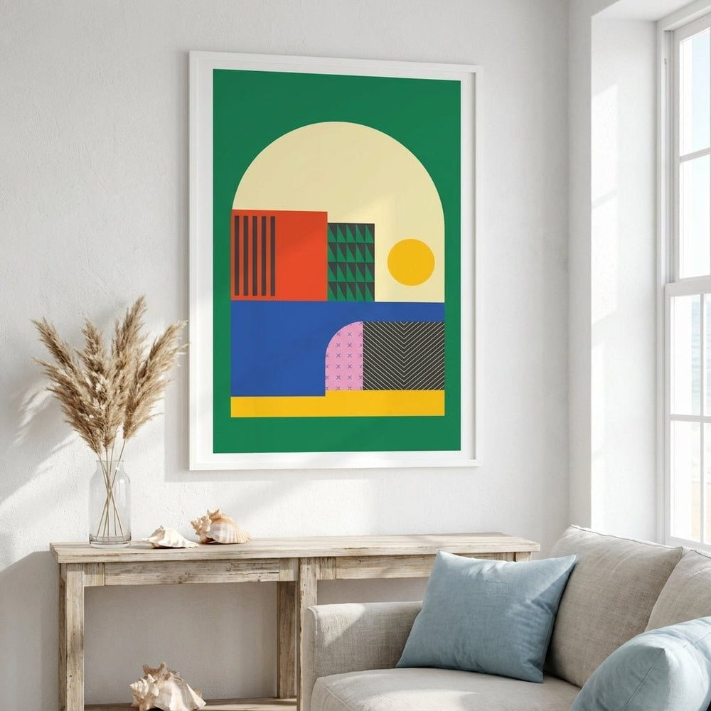 Modernist Sunrise wall - art - picture - poster