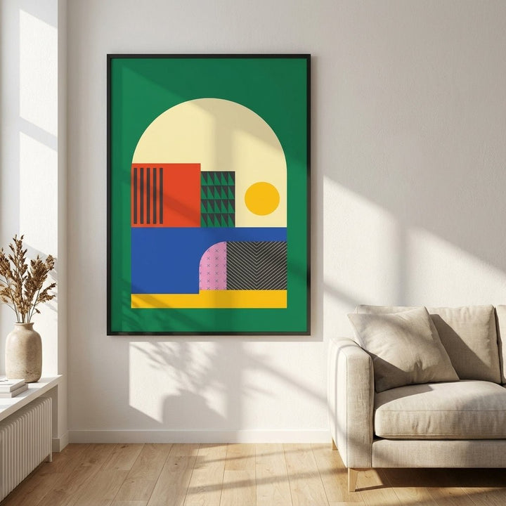 Modernist Sunrise wall - art - picture - poster