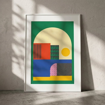 Modernist Sunrise wall - art - picture - poster