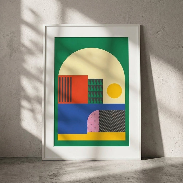 Modernist Sunrise wall - art - picture - poster