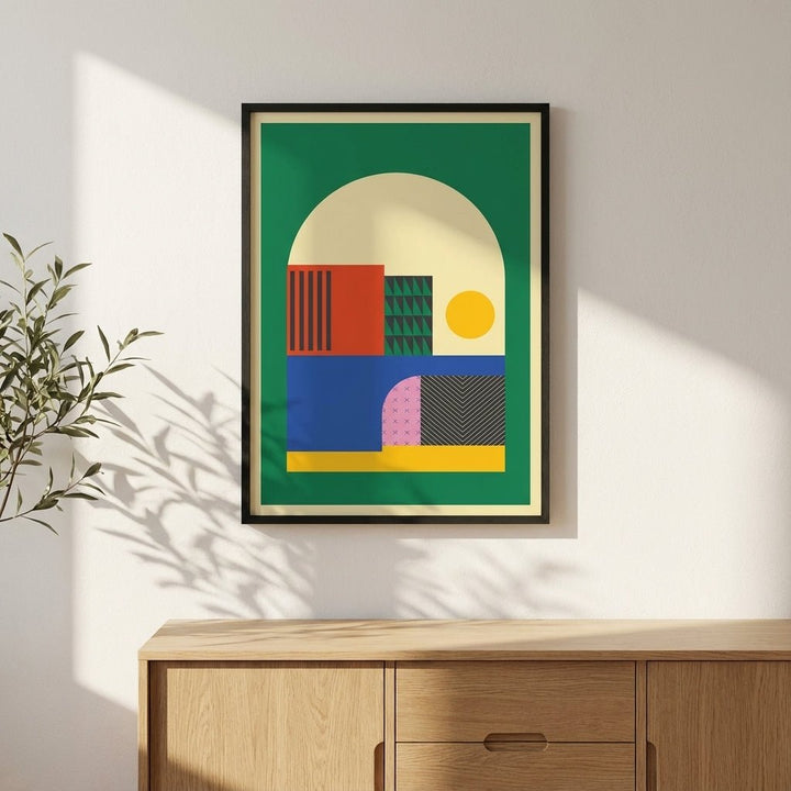 Modernist Sunrise wall - art - picture - poster
