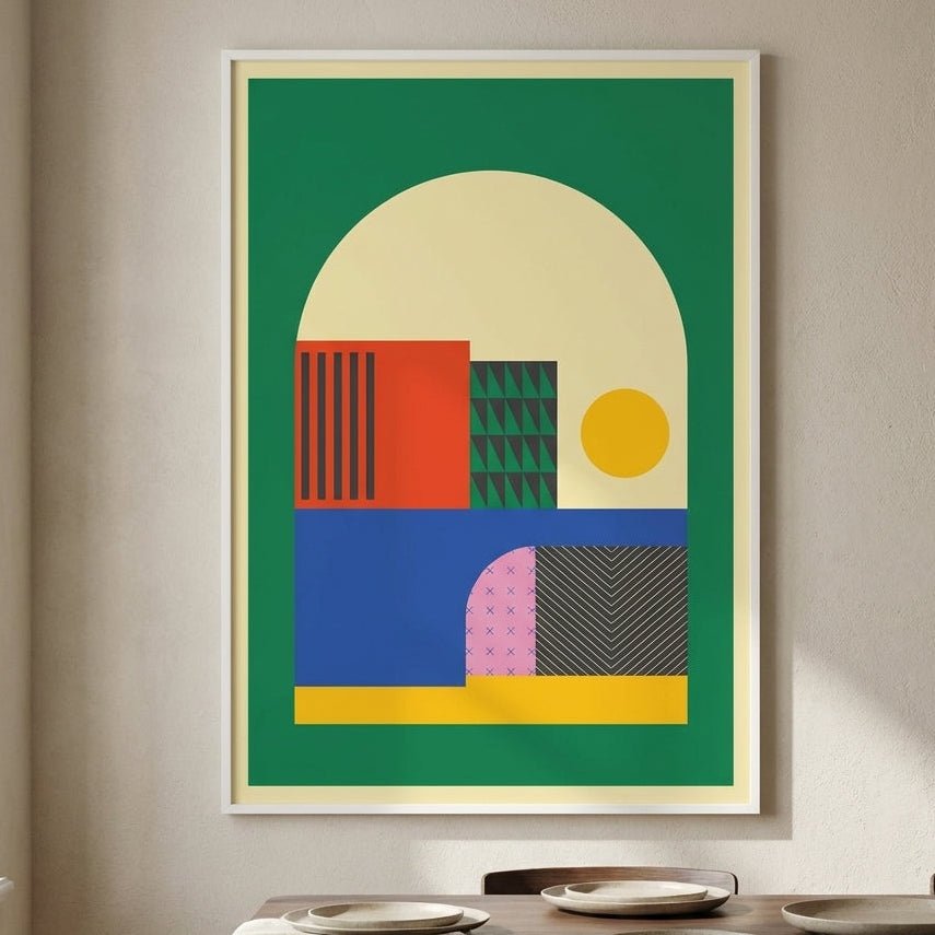 Modernist Sunrise wall - art - picture - poster