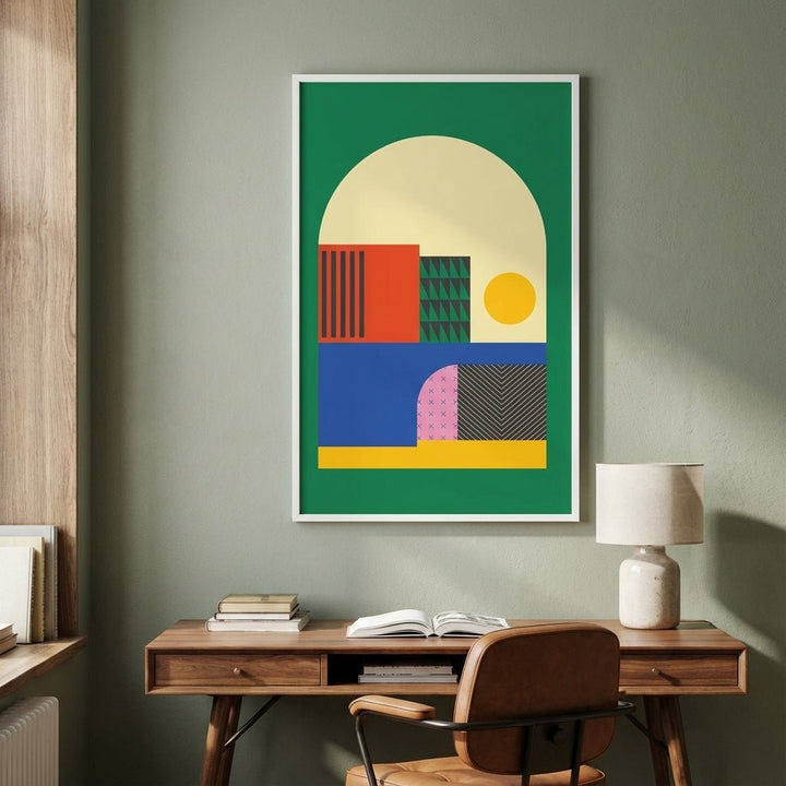Modernist Sunrise wall - art - picture - poster