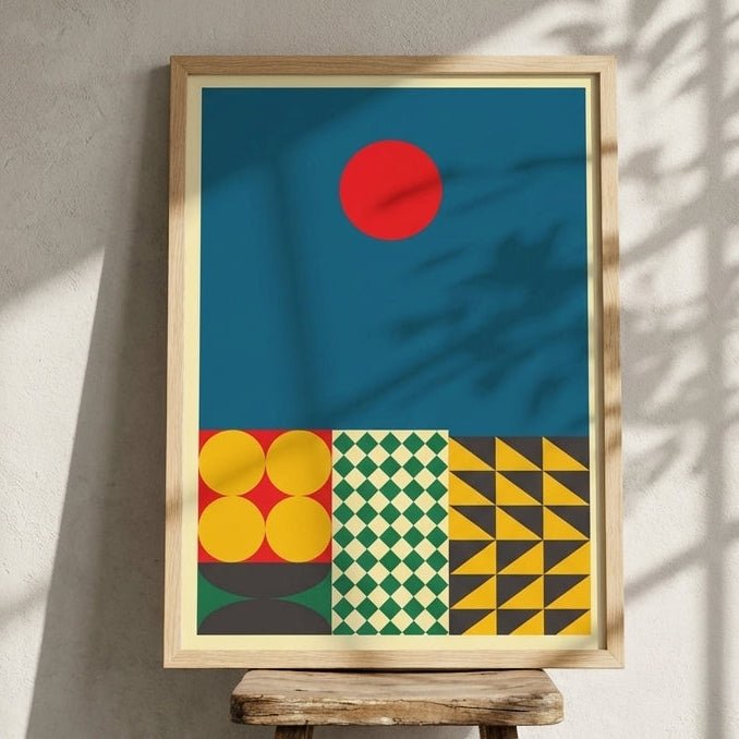 Modular Sunrise wall - art - picture - poster