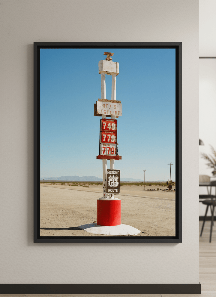 Contemporary wall art featured in a bright modern office workspace