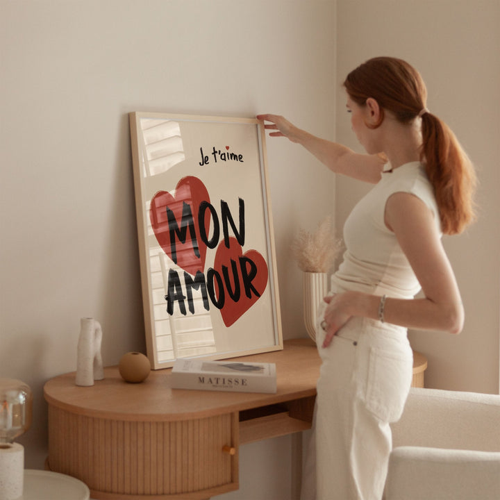 Mon Amour Kitchen Print - Style My Wall