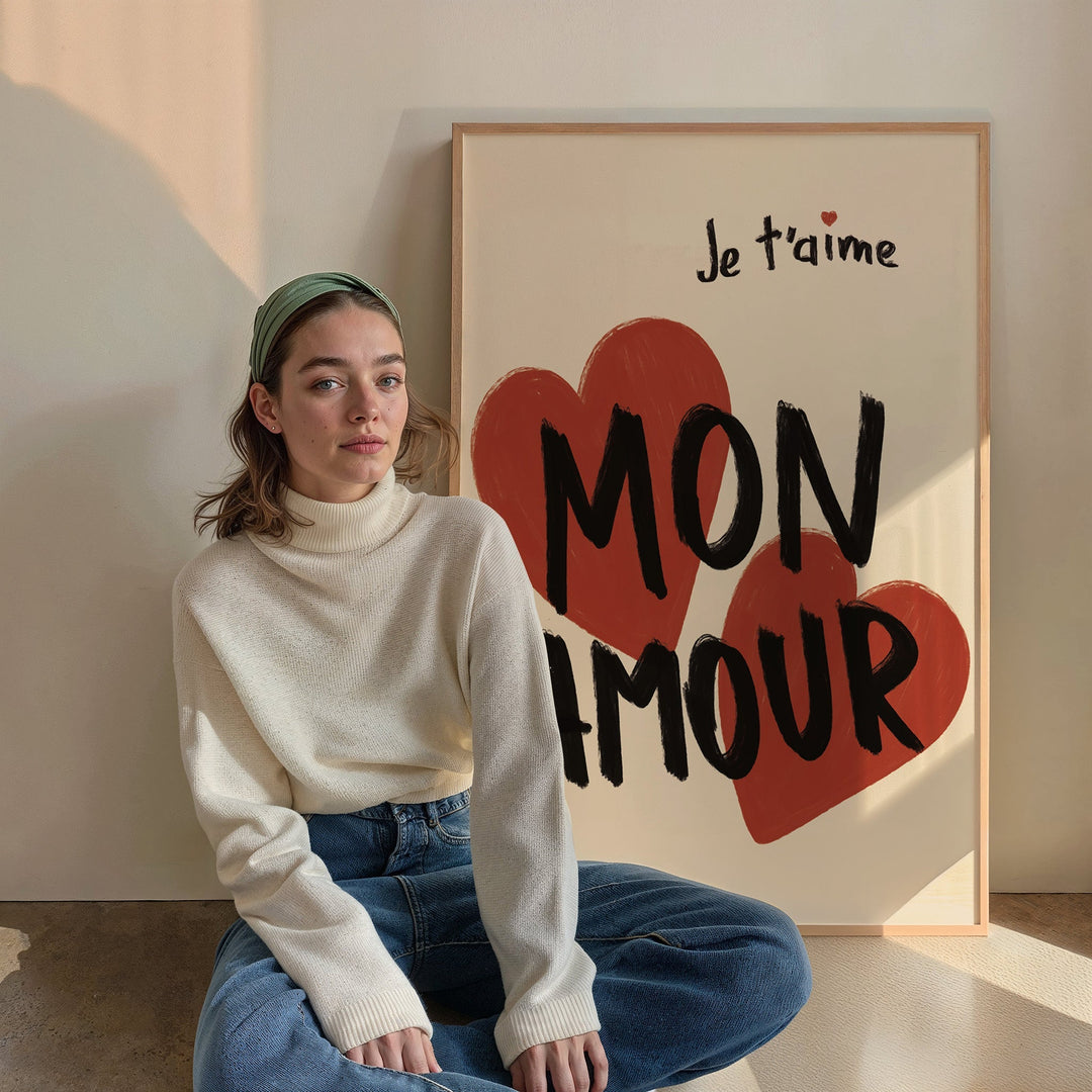 Mon Amour Kitchen Print - Style My Wall