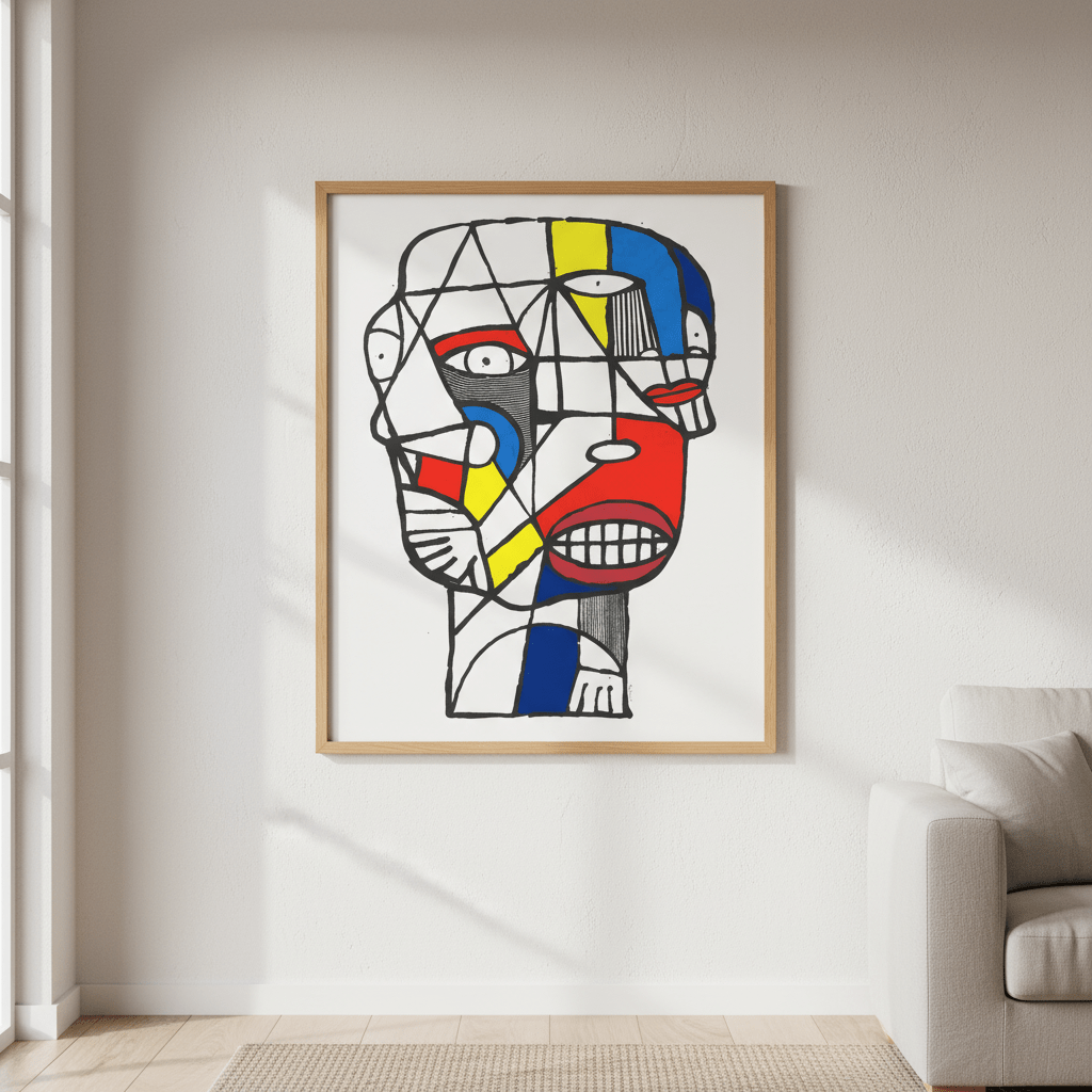 Mondriaan by Sven Reubens wall - art - picture - poster